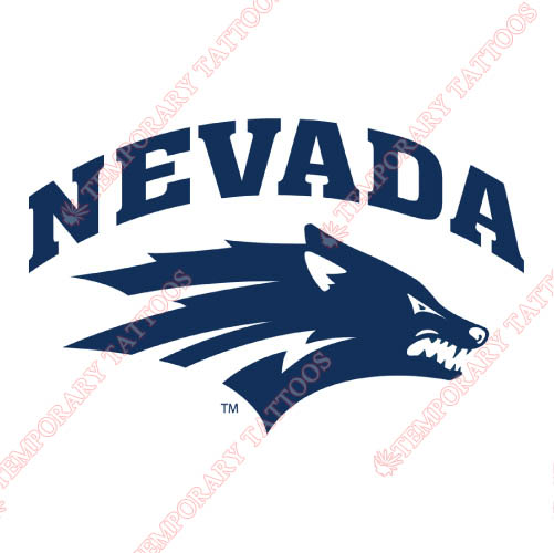 Nevada Wolf Pack Customize Temporary Tattoos Stickers NO.5403